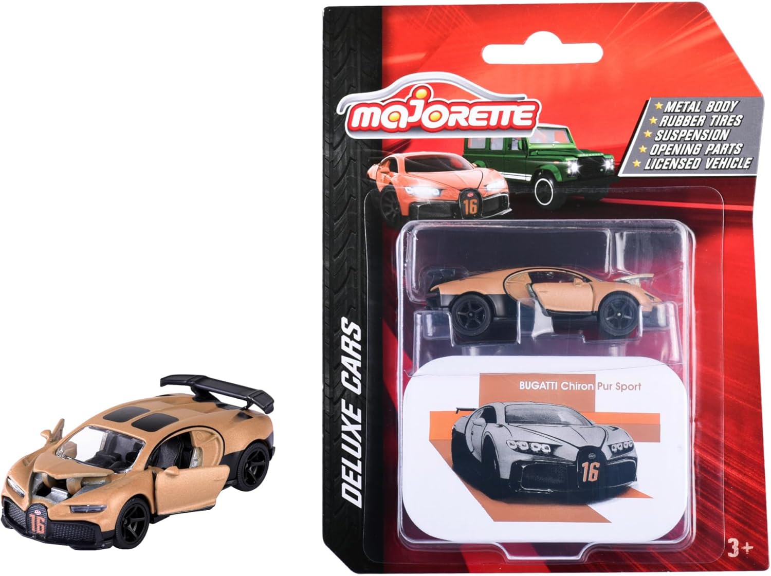 Majorette Bugatti Chiron Pur Sport Deluxe