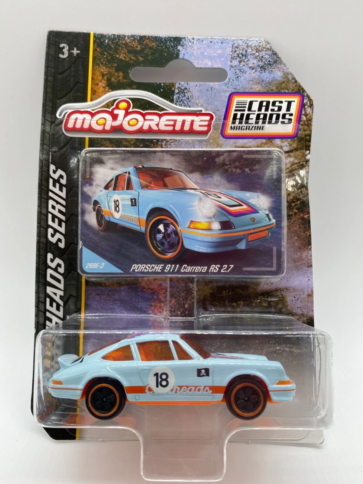 Majorette Porsche 911 Carrera RS 2.7 Castheads Series